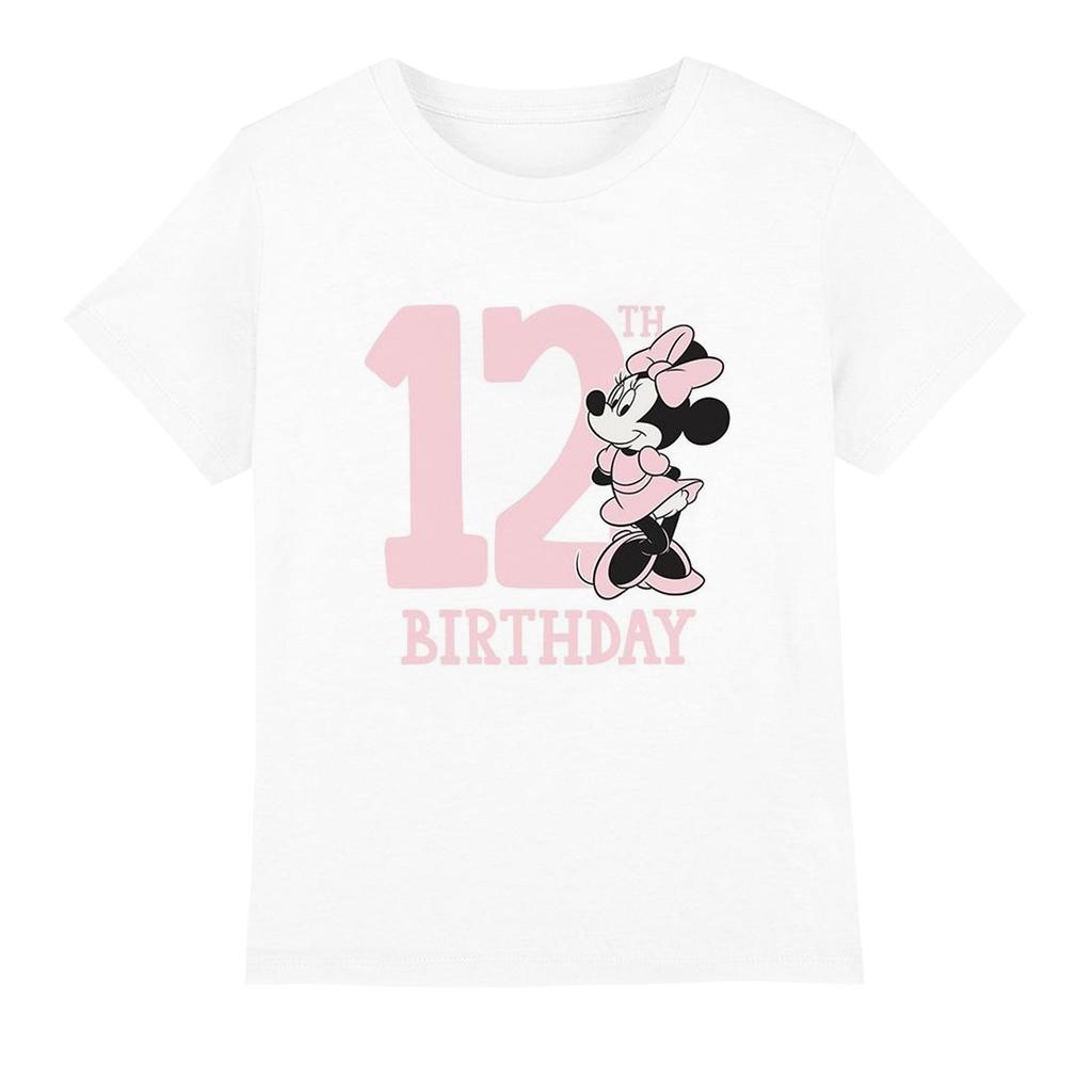 Disney Minnie Mouse 12-års T-skjorte for barn/barn