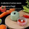 Automatic Wireless Garlic Masher and Mini Food Processor for Kitchen
