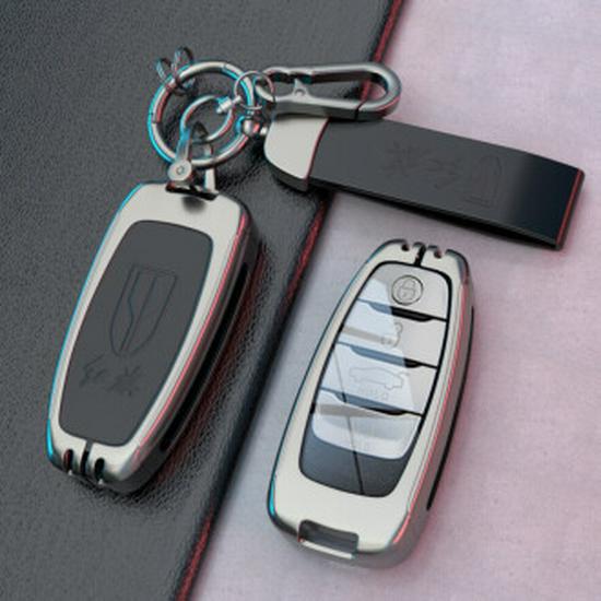 Metal Key Case Cover for Hongqi HS5, H9, and HS7 - Unisex