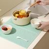 Anti-slip Silicone Draining Pad Thickened Cup Storage Pad Kitchen Accessory Placemats  Bathroom