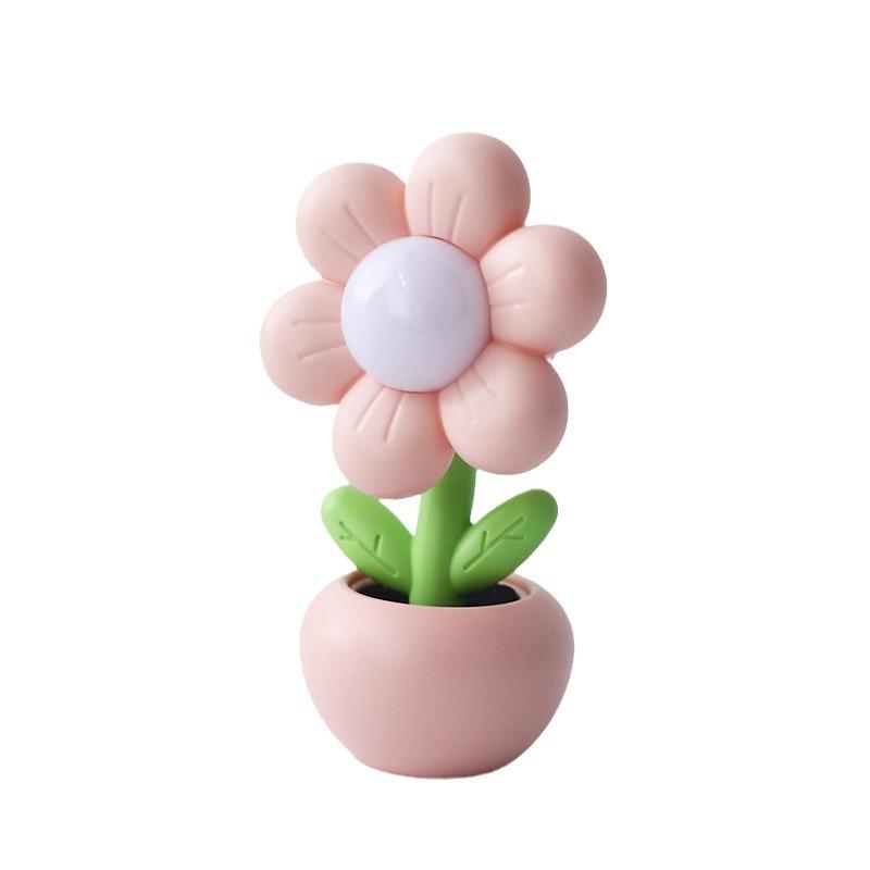 Mini Flower Cute Bedroom Nightlight Creative Nightstand Decoration Cream Glue DIY Nightlight Graduation Gift Lamp