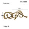 Intelligence Puzzle Zinc Alloy Disentanglement Rings - Unlock Nine Linked Rings Kongming Luban Lock Educational Toy