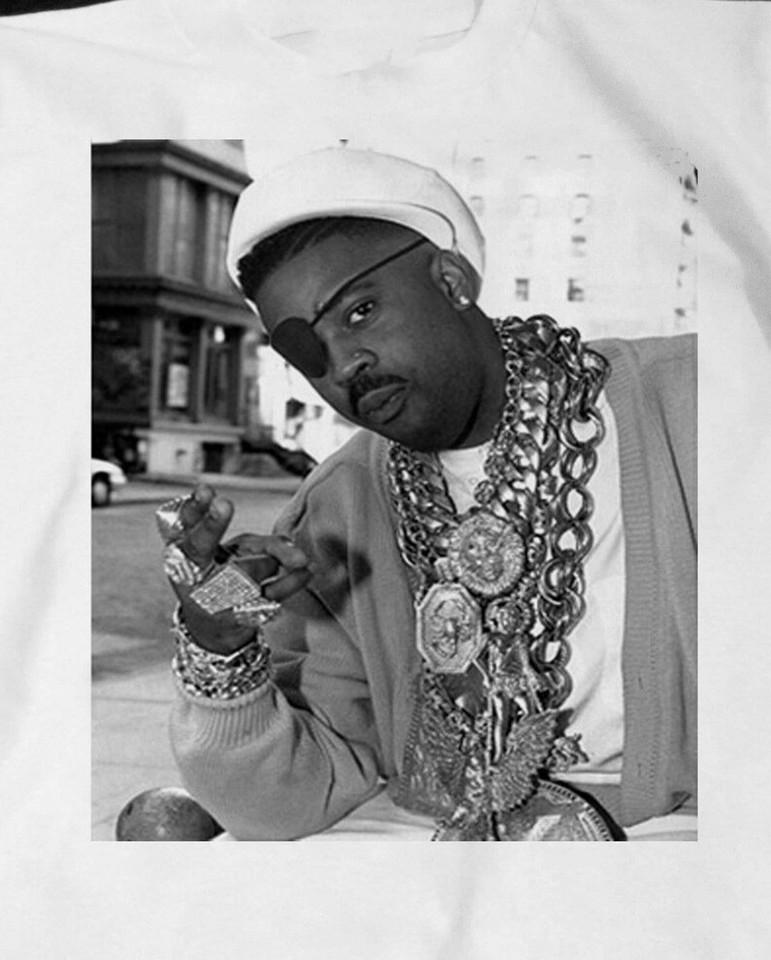 

Slick Rick rapper HOT NEW T-shirt White Unisex All sizes S to 5Xl Unisex T-Shirt S