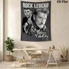 Johnny Hallyday Rock Legend Remembered Tapestry Background Cloth Fashion Print Christmas Gift Work Of Art Background Wall Hanging Cloth