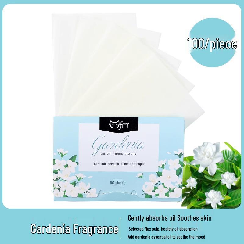 Pengyoui Portable Oil Blotting Facial Tissue - 300 Sheets for Summer Oil Control