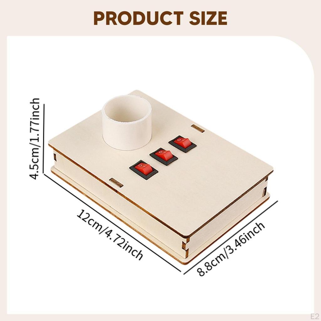 Wissenschaftliche Experimente DIY-Kits, Pädagogische Modellspielzeuge, Drei Lichtquellen Apparat MINT-Modelle