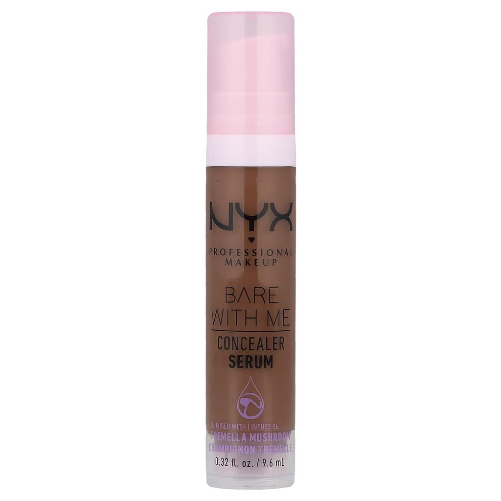 NYX Professional Makeup, Bare With Me, Concealer Serum, 11 Mocha, 9.6 ml (0.32 fl oz)