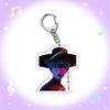 Korean Pop Cartoon Charm Acrylic Anime Character Boy Tiger Keychain Charm Cute Bag Backpack Charm Collectible Gift for Fans