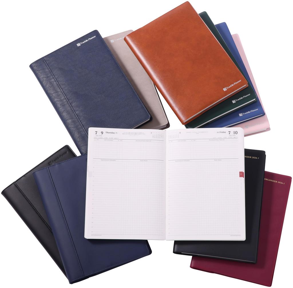 Franklin Planner Organizer, 1 Page Per Day, Starting January 2026, A5, No Cover, 86543