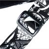 Black and White Guitar Strap Plaid Pattern Acoustic Guitar Strap Electric Guitar Belt  Instrument
