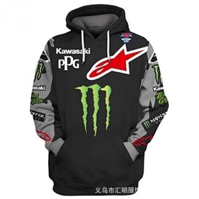 Sweat à capuche Collab Griffe Kawasaki 2025 Unisexe Streetwear Sweat à capuche à enfiler Imprimé Coupe ample
