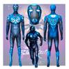 Trendy Blue Beetle Cosplay Jumpsuit Long Sleeve Polyester Costume For All Seasons