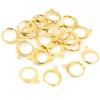 14x12mm 30pcs/Lot 316L Stainless Steel Gold High Quality Earring Hooks Wire Settings Base Settings Whole Sale