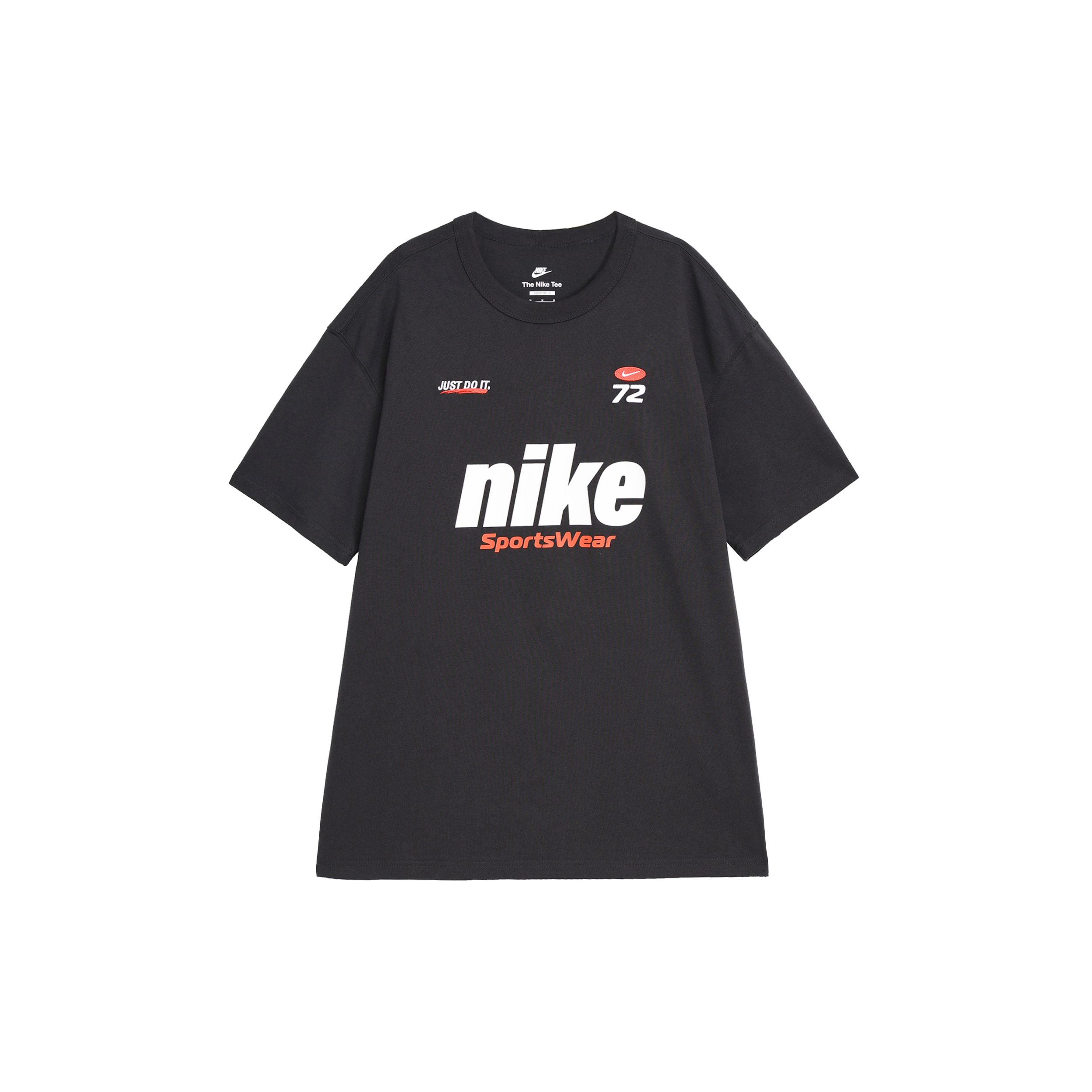 Nike Sportswear Premium Essentials Letter Print Crew Neck Short Sleeve T-Shirt Men Tops Gray Black HQ1570045 M