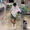 Mens Heavyweight Cotton T Shirt Basic Plain Casual Short Sleeve Tee Daily Wear