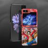 One Piece Cool Luffy Zoro Back Phone Cover Funda Case for Samsung Galaxy Flip3 Z Flip 7 6 5 4 3 Flip6 Flip4 Flip5 Flip7 FE