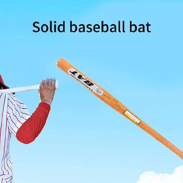 Solidny kij baseballowy Drewno liściaste Piłka baseballowa Sprzęt do fitnessu na świeżym powietrzu Miękkie piłki Kij do treningu i dla młodzieży i dorosłych