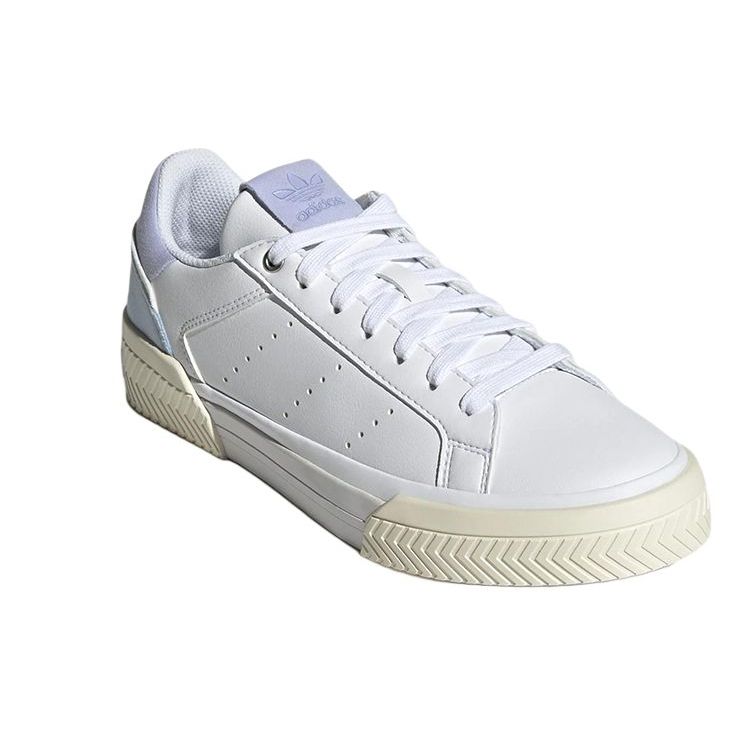 adidas Originals Court Tourino Bequeme Rutschfeste Langlebige Low-Top Skate Schuhe Damen Sneaker Weiß Blau GZ0835