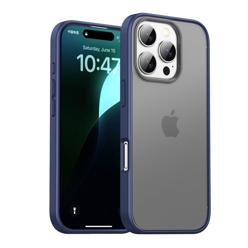 Shockproof TPUPC Phone Case IPhone 16 Pro Max Plus Matte Finish Thickened Protective Cover