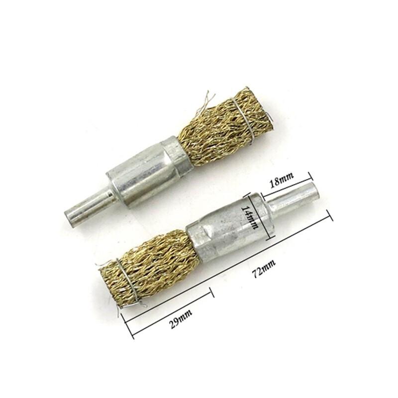 NOON HORSE 16mm Stainless Steel Wire Drill Brush Head