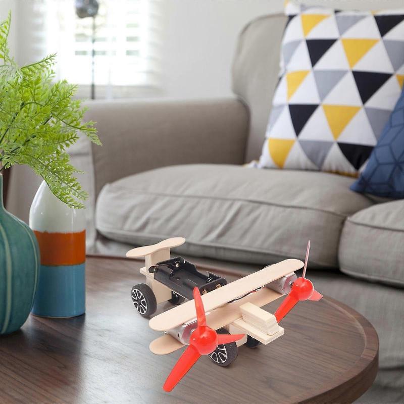 Puzzle Science Experiment Handicraft Technology Electric Taxi Aircraft Educational Equipment Material Package Toy Playsets