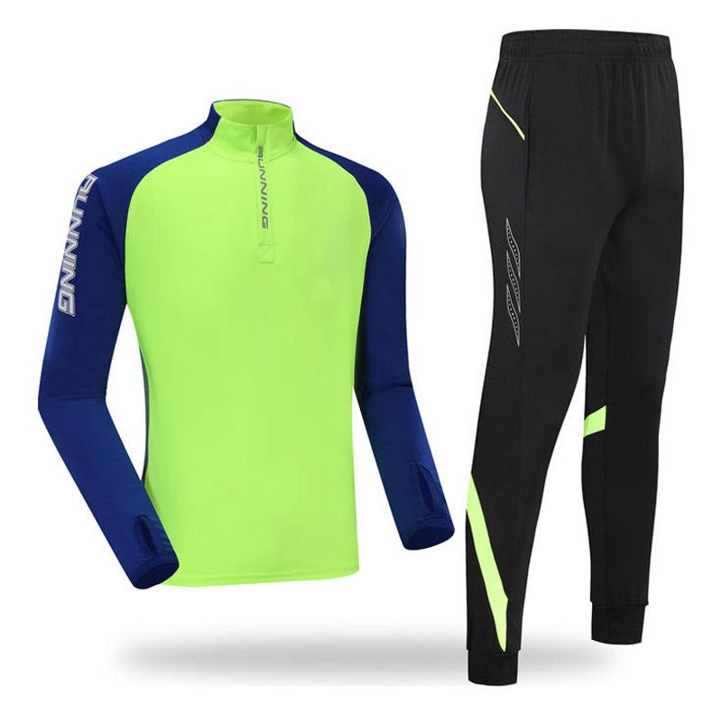 Men's & Women's Autumn/Winter Long Sleeve Football Training Suits - Adult & Children with Printing