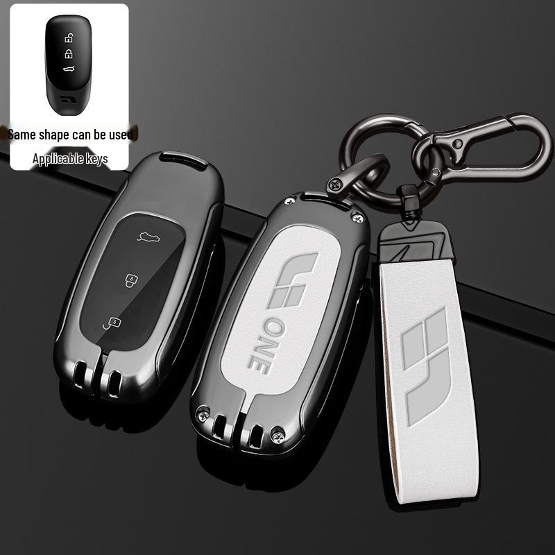 Compatible Ideal L7 Key Cover for 2023 Ideal One L8 Car, Protective Shell with Key Buckle for Men and Women