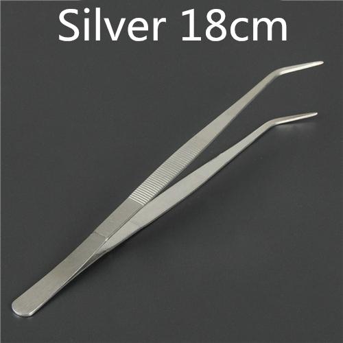 Stainless Steel Kitchen & Bar Tweezer Food Tongs Kitchen Cooking Medical Tweezer Copper/Gold/Black Plated Bar Tool