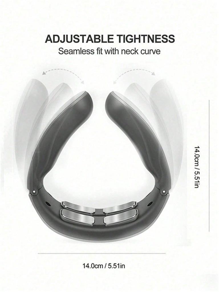 Elektrisches Nackenmassagegerät, Intelligentes EMS-Pulsheizungs-Nackenmassagegerät, Nackenentspannung und Schmerzlinderung