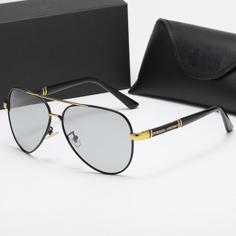 Men's Polarized Photochromic Sunglasses for Day and Night, Driving, and Fishing - Model 5183