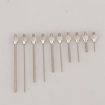M2.5 Gewinde 1/1,5/2/3 mm Nadeldurchmesser Messuhr Kontaktpunkt 10/20/30/40/50 mm Längenmesswerkzeuge