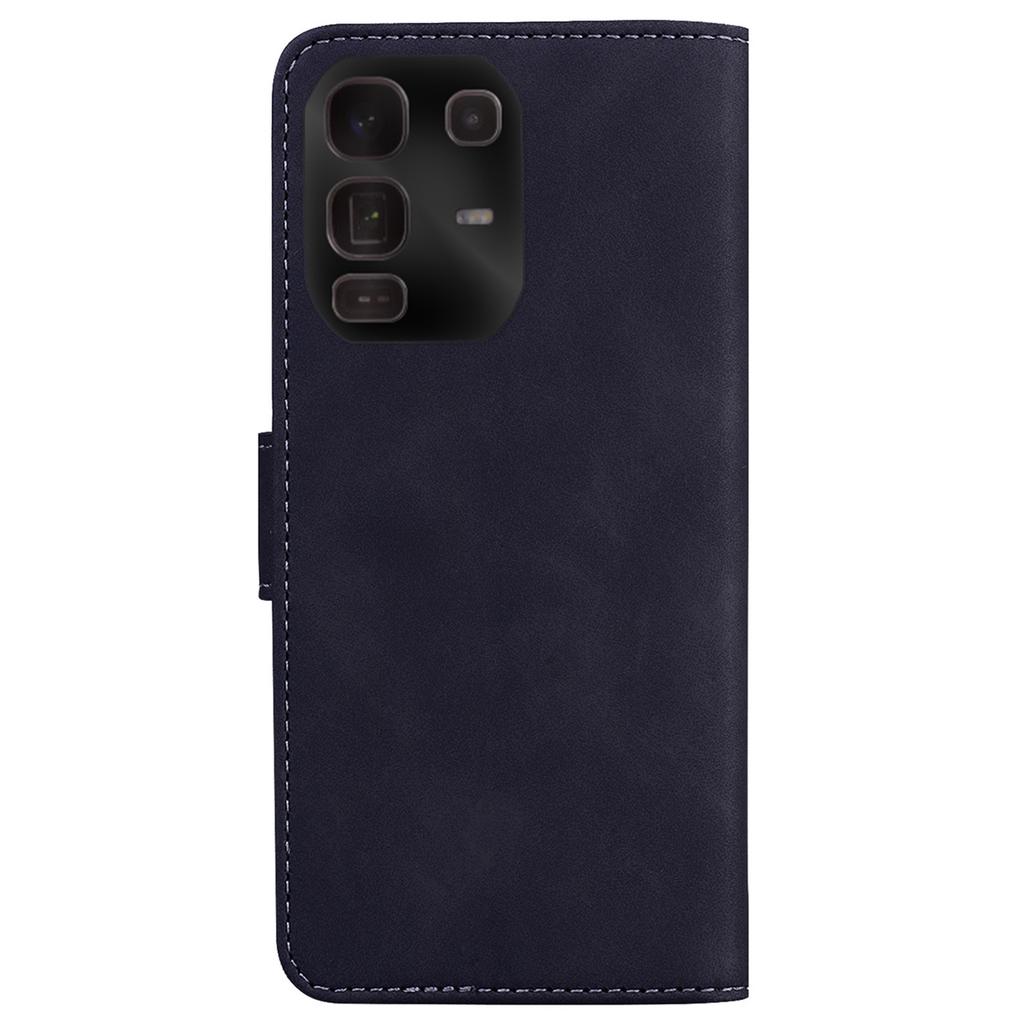 For Infinix Note 50 Pro+ 5G Case Solid Color Leather Wallet Phone Cover