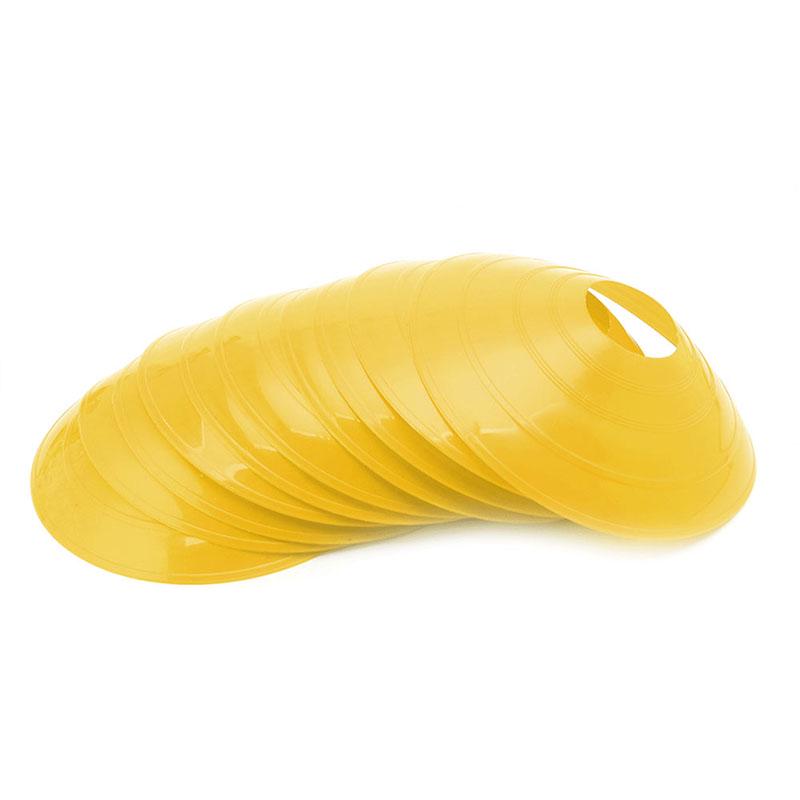 10 Stück Socr Scheibenkegel Set Fußball Agilitätstraining Saur Kegel Markierscheiben Multisport Training Spa Kegel Zubehör