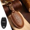 Genuine Leather Handmade Car Key Cover for Nissan