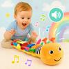 [PACZB] Sensory toy for babies plush anti-stress caterpillar Z3490