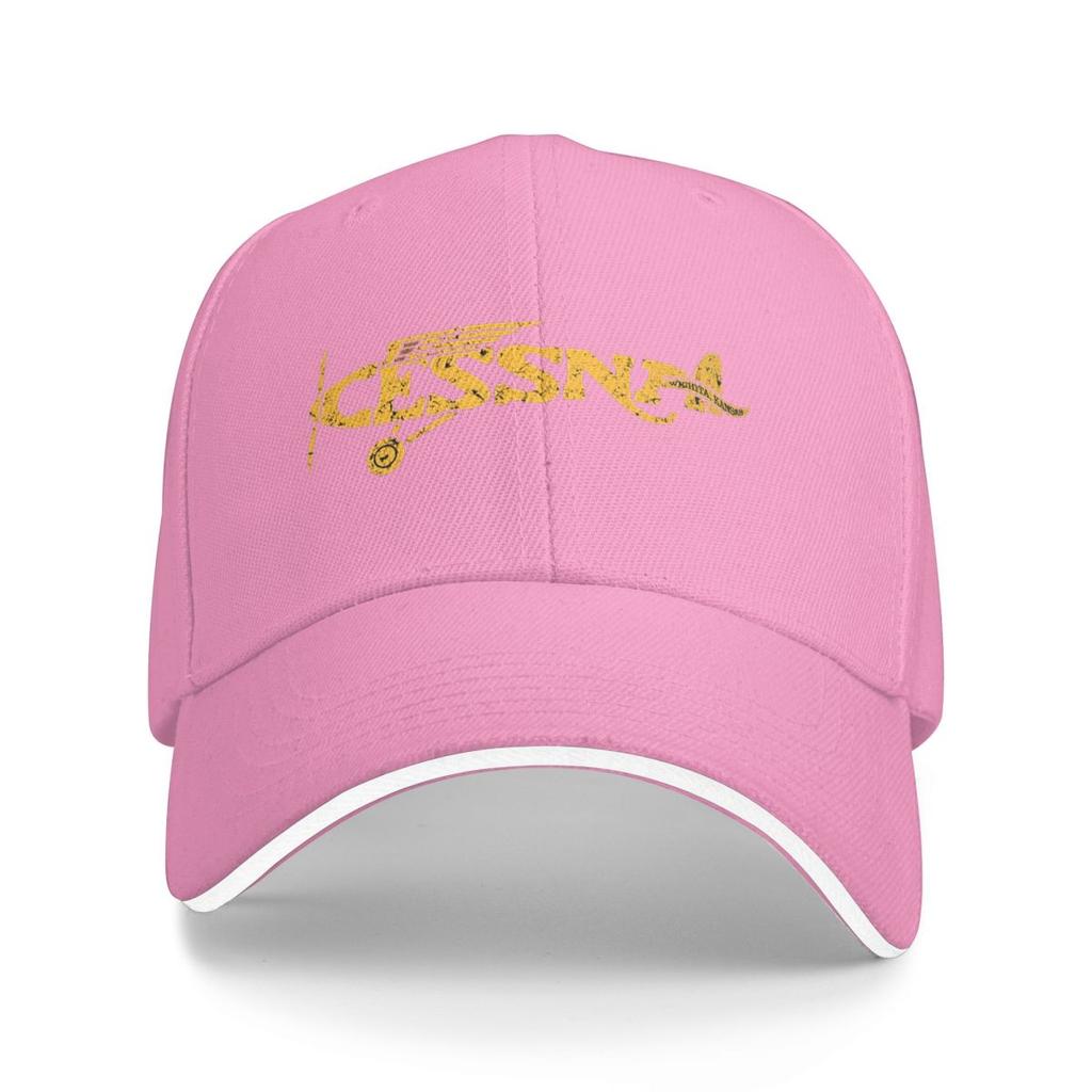 Cessna Amerikanischer Flugzeughersteller Baseballkappen Snapback Baseballmützen Atmungsaktiv Lässig Kappe Outdoor Unisex