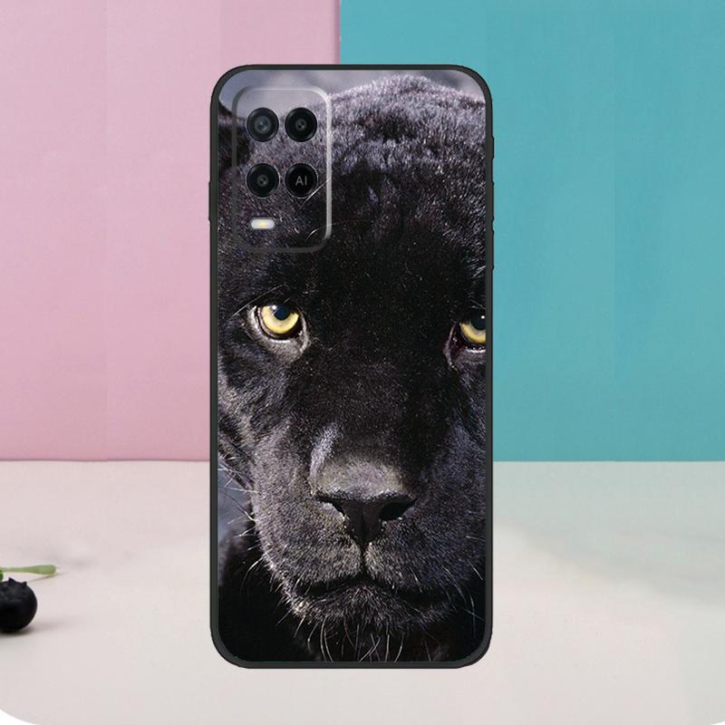 Cheetah Panther For OPPO A74 A94 A54 A58 A78 A98 A5 A9 A53 A15 A52 A72 A17 A57 A77 A16 A76 A96 A57S Case