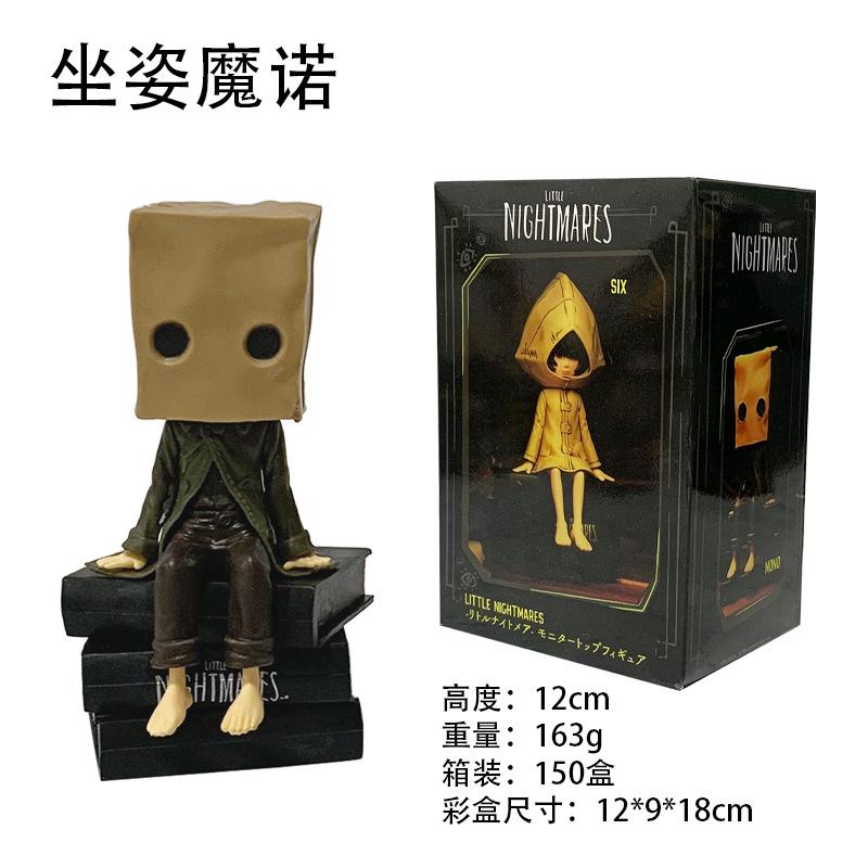 Hot Game Gk Little Nightmares Anime Figurine Six Figure Mono Action Figure Anime Game Pvc Action Figure Collectible Model Doll