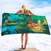 Cartoon Zoo Series Seaside Vacation Beach Towel Swimming Bath Towel Sports Towel