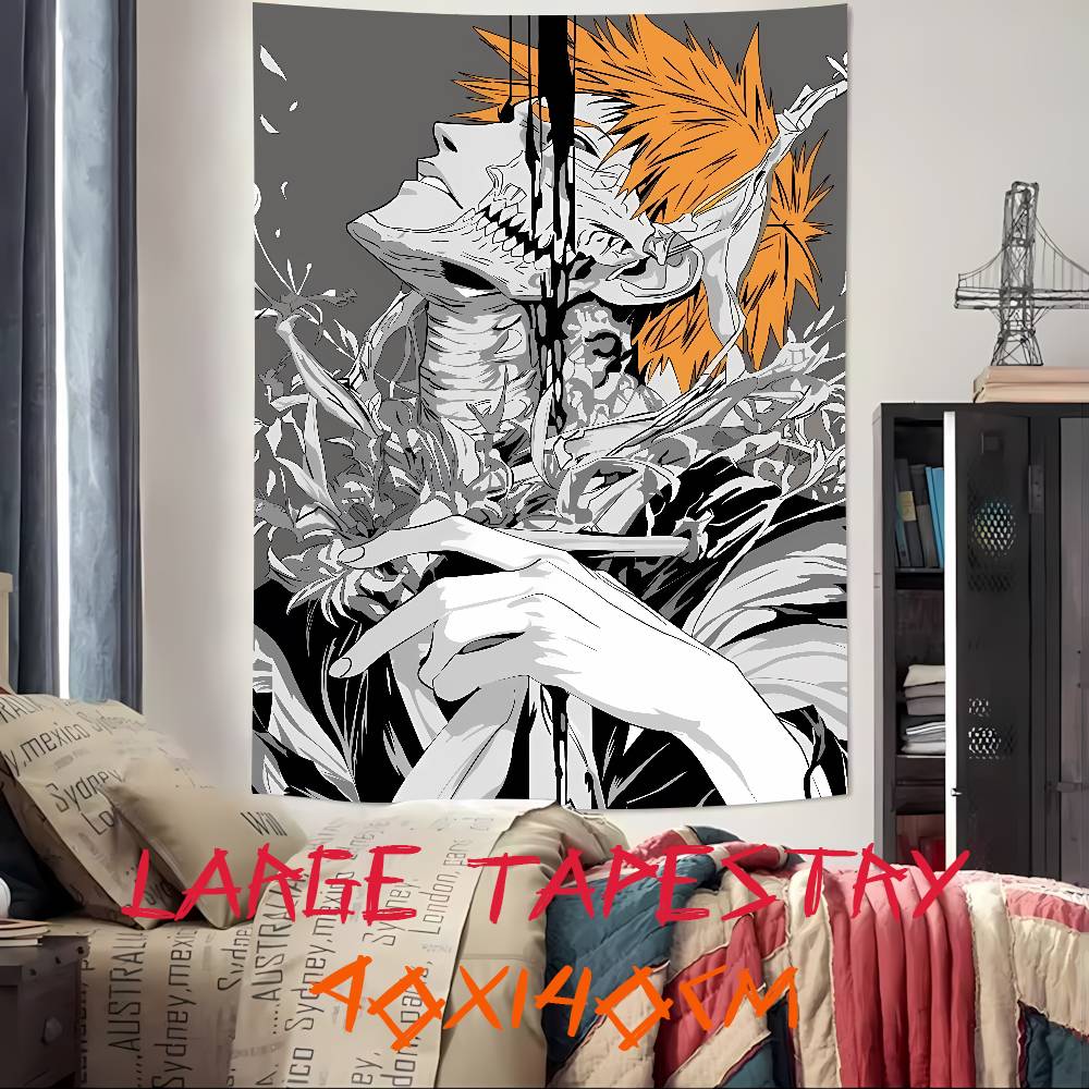 Fashion Cool Anime BBleachS Tapestry Decoration Bedroom Dormitory Background Cloth Holiday Home Party Living Room Club Tapestry