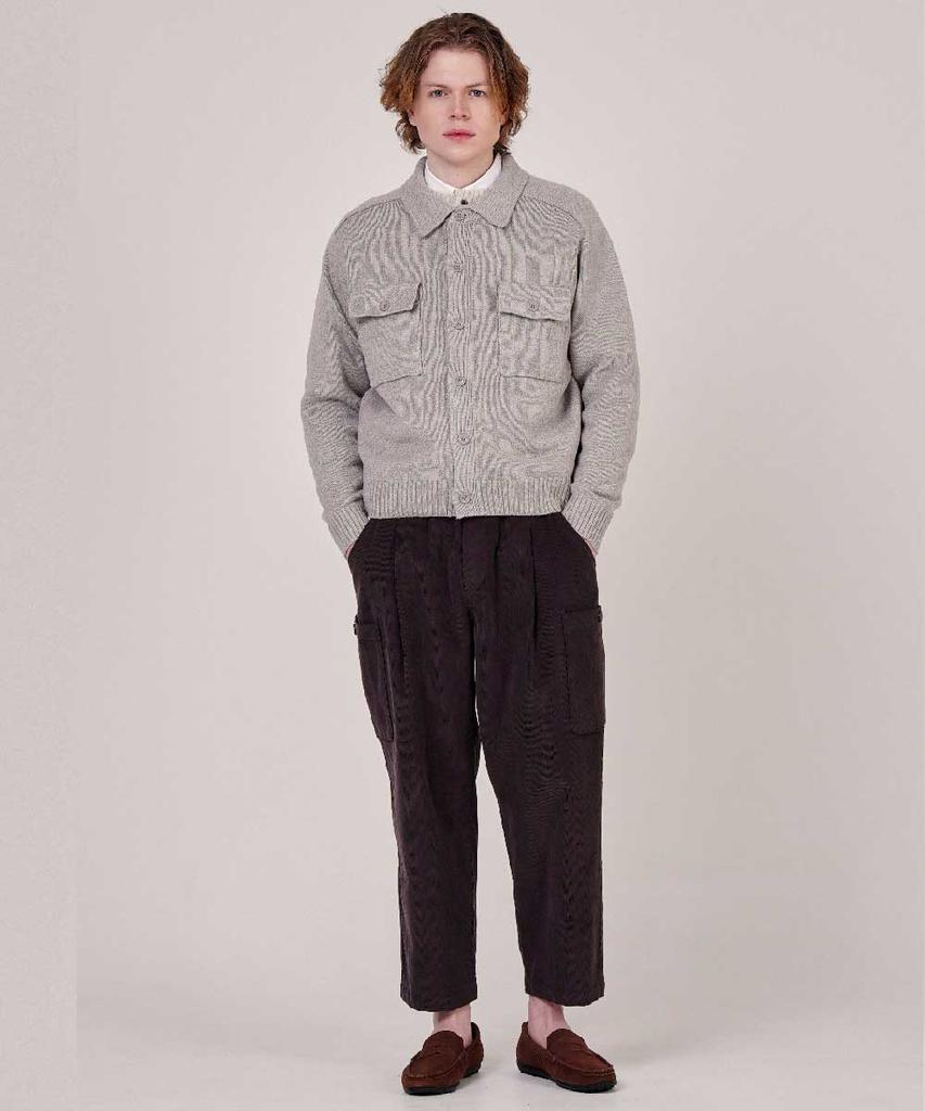 Custom Us Men'S 16-Rib Corduroy Semi-Wide Fit E-Elastic Waist Winter Pants Cxs25Wwptb08 Bro