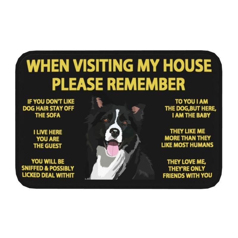 Pet Door Mat Belgian Shepherd Front Floor Door Entrance Mats Outdoor Kitchen Bathroom Doormat Bedroom Carpet Non Slip Floor Rug