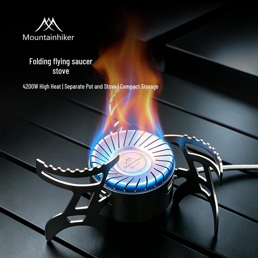 Mountain Guest Portable Folding Gas Stove - Multi-purpose Outdoor Cooker for Camping