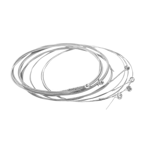 Set of 6 Electric Guitar Strings, Steel Core, Nickel Alloy Wound (009-042) with a Beautiful Design