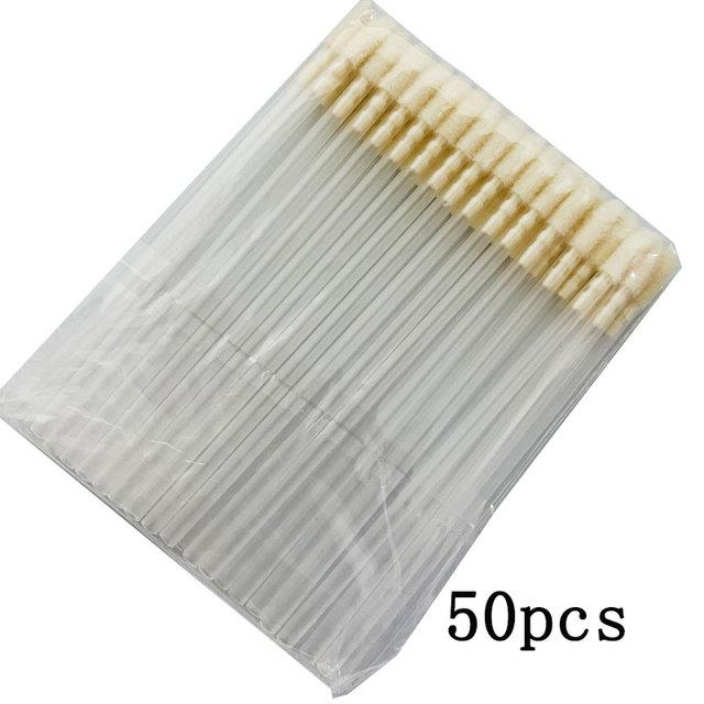 

Новинка, 5/50/100 шт., одноразовая кисть для губ, кисти для макияжа, наращивание ресниц, тушь для ресниц, аппликатор, помада, палочки, набор косметических инструментов