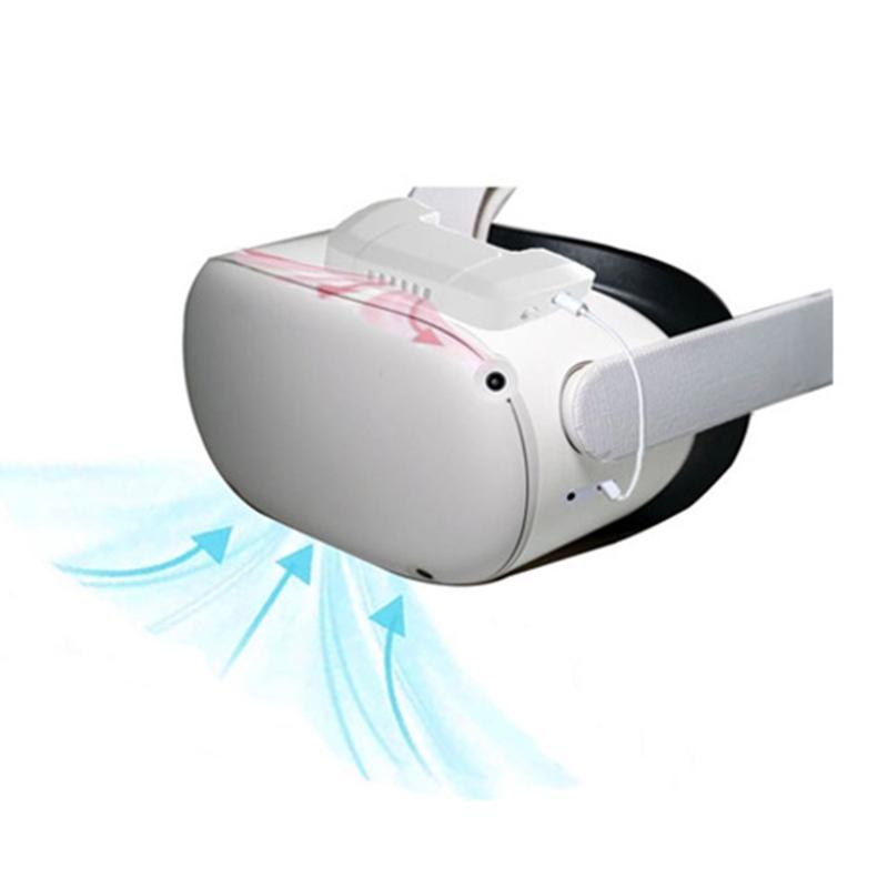 Radiatorfläkt Aktiv Ventilation Kylare för Oculus Quest 2 VR-glasögon VR-headset Lins Kylare