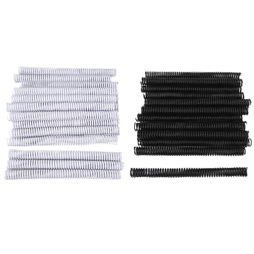 50 Stück Doppelschlaufen-Drahtbinderücken - 180 Blatt A4 Kapazität