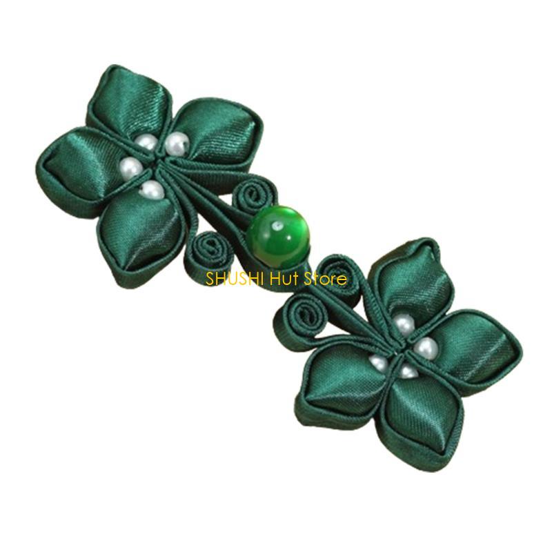 Cheongsam Buttons Cheongsam Cardigans Costume Outfit Sewing Chinese Closures Buttons Handmade Sewing Fasteners Closures D57B