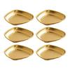 Set Of 6 Unique Stainless Steel Miniature Bowls Appetizer Plates Suitable for Sauces and Seasoning with Easy Cleaning