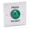Door Release Button Stainless Steel 12‑24V Push to Exit NO NC COM Switch Access Control Panel